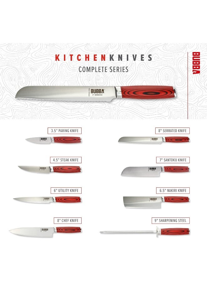 BUBBA Kitchen Series 8" Serrated Knife - Image 3