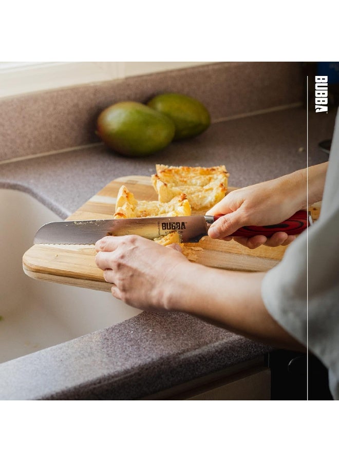 BUBBA Kitchen Series 8" Serrated Knife - Image 1