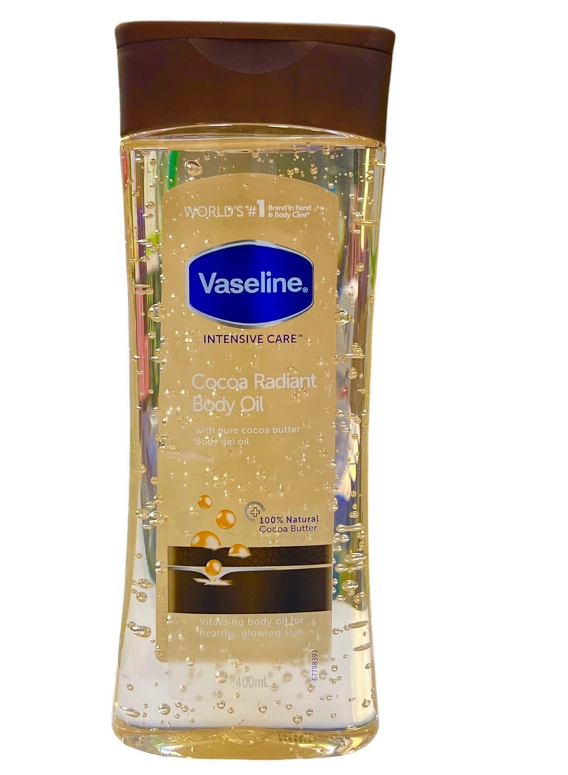 Vaseline Intensive Care Cocoa Radiant Body Oil 400ml - Image 1
