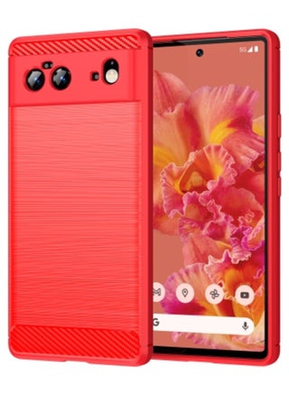 Case for Google Pixel 6 Brushed Texture Carbon Fiber TPU Case Red - pzsku/Z5D3A29409BA57481451DZ/45/_/1717646501/bb907cfb-2fd0-4bc4-8d72-3824fcc33a9f