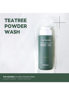 MEDIHEAL Teatree Calming Powder Wash (1.76 Oz) Hydrating Daily Facial Cleanser With Gentle And Rich Bubbles For Remove Blackhead  - Image 2