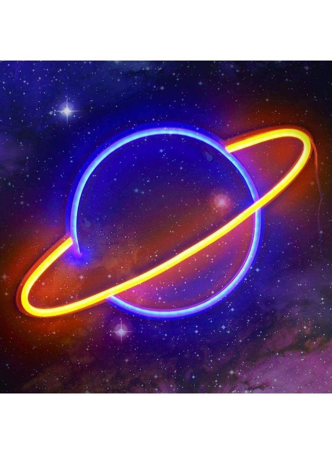 XiuWoo Neon Signs Light Blue/Yellow - Image 1