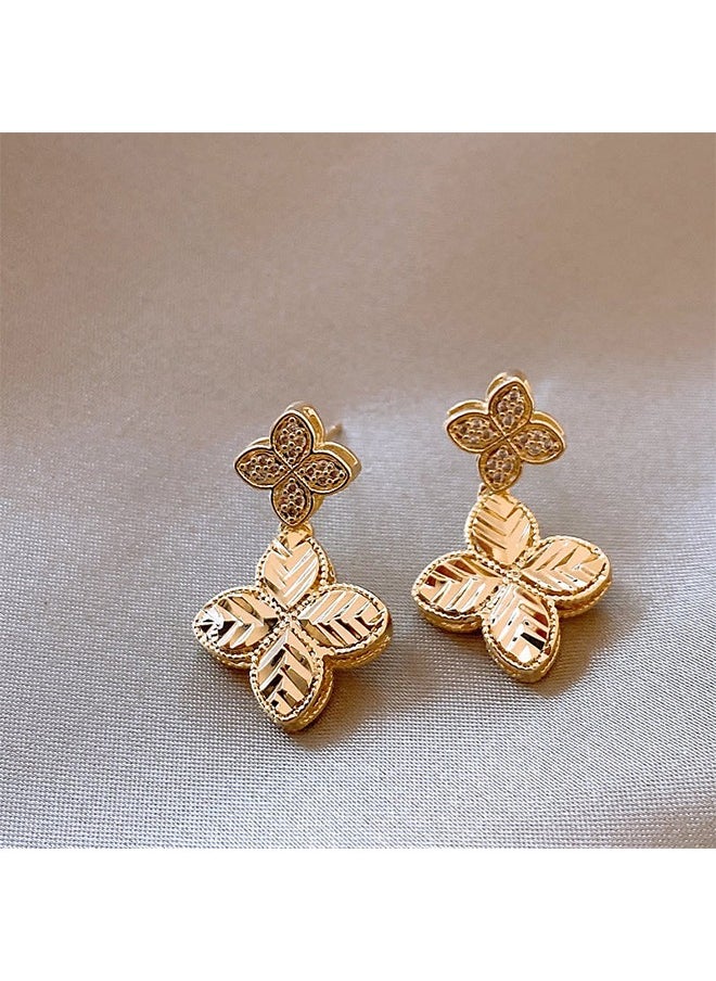HS - Stylish And High Quality Gold Plated Earrings For Women - Image 1
