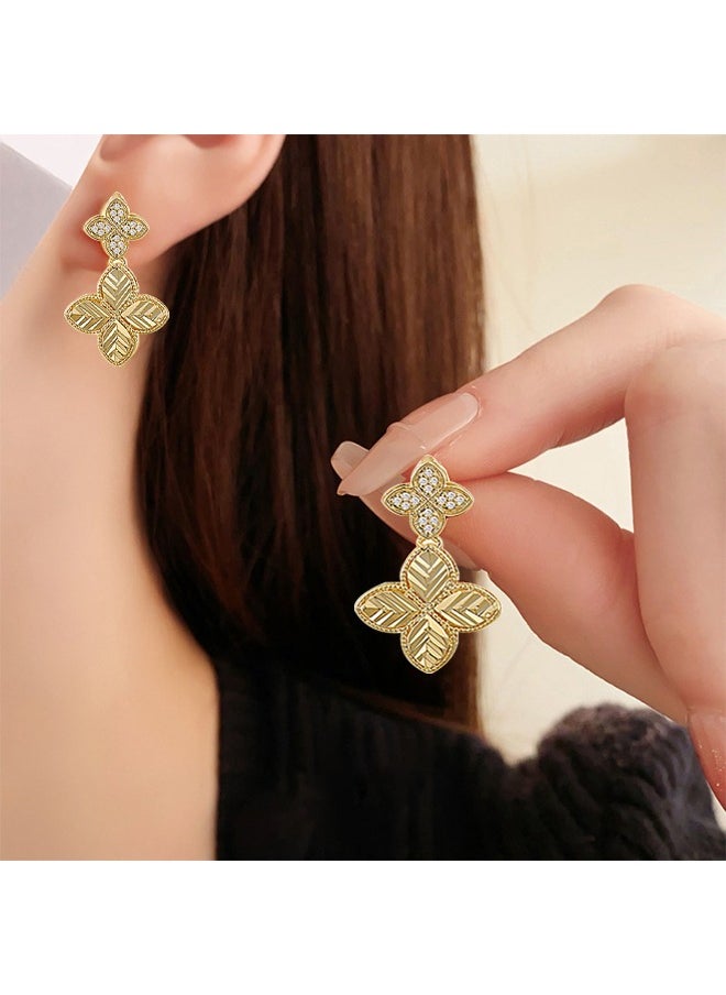 HS - Stylish And High Quality Gold Plated Earrings For Women - Image 1
