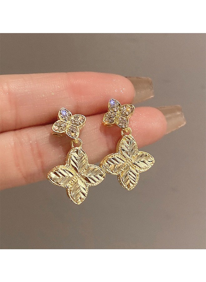 HS - Stylish And High Quality Gold Plated Earrings For Women - Image 1