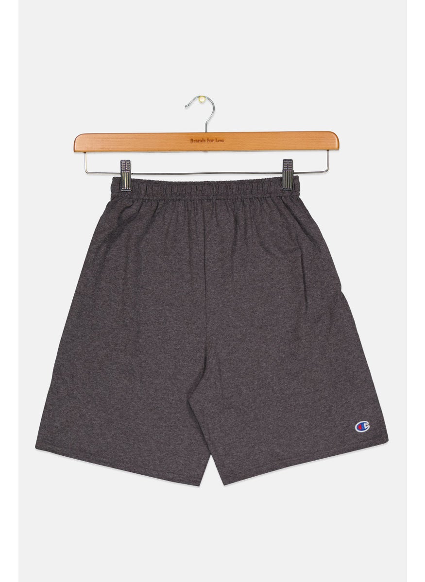 Champion Kids Boy Sportswear Fit Outdoor Shorts, Charcoal Heather  - Image 1