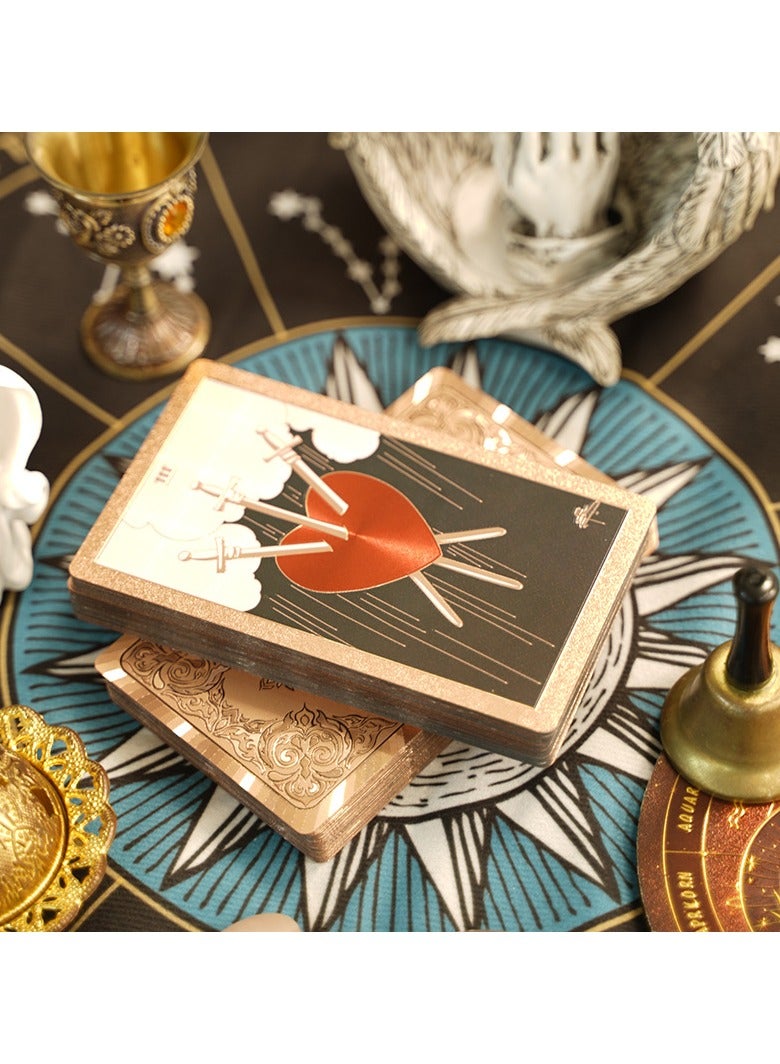 general Tarot card full set board game with gold-foil PVC waterproof tarot cards dazzling and exquisite patterns - Image 4