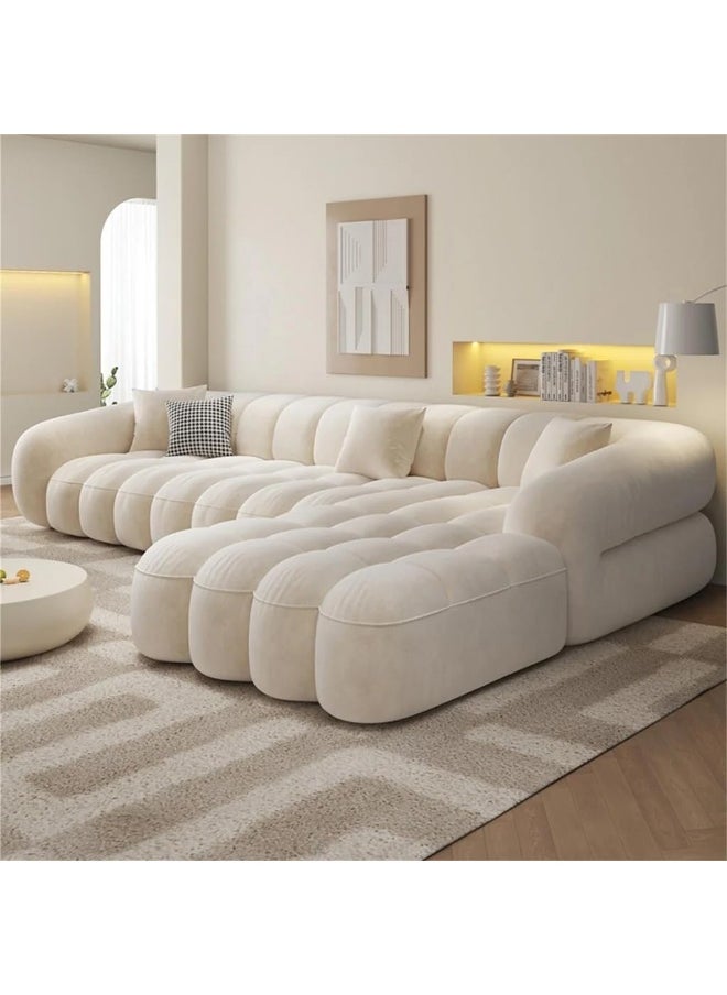 Comfynest - Fabric Overstuffed Multifunctional Sofa Set – Multiple Options Available (L-Shape Sofa Only, Left) - Image 1