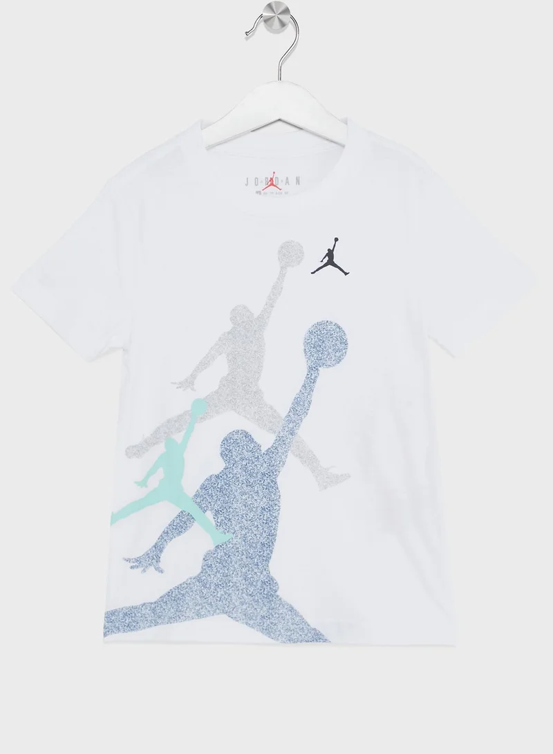 Jordan Youth Jordan Gradient Stacked T-Shirt