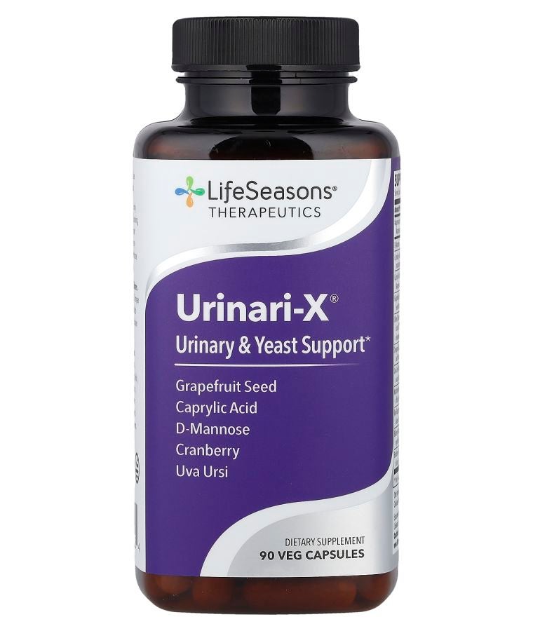 LifeSeasons Urinari-X® Urinary & Yeast Support 90 Veg Capsules