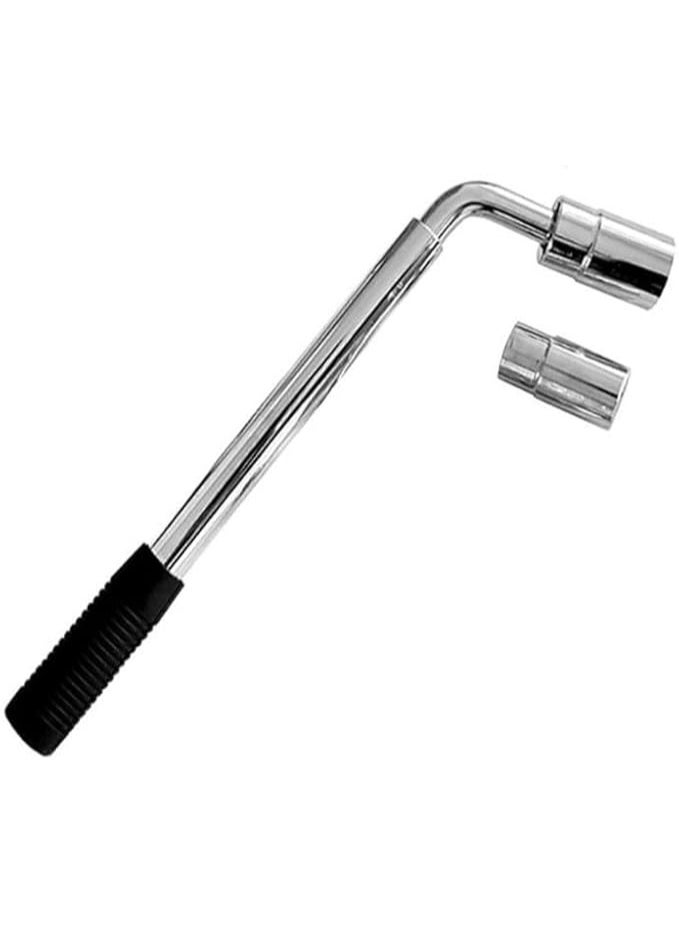 Universal Extendable Car Wheel Nut Wrench – Heavy Duty Tire Socket Tool with 17mm, 19mm, 21mm, and 23mm Sockets – High-Torque Telescopic Cross Design. - Image 5