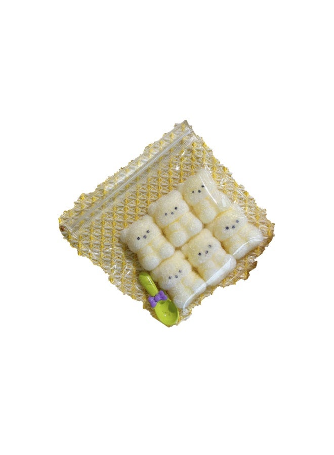 JAYATO 6-piece set - Creamy six-piece mini bear squeeze-able relaxation toys. Blind bag blind box squeeze-able relaxation toys - Stress relief essentials. - Image 3