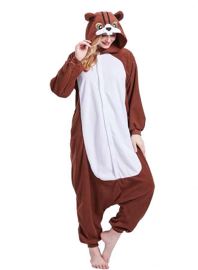 Magicalani Squirrel Onesie Adult – Soft Polyester Animal Pajamas | Cozy Winter Sleepwear & Cute for Men & Women - Image 4