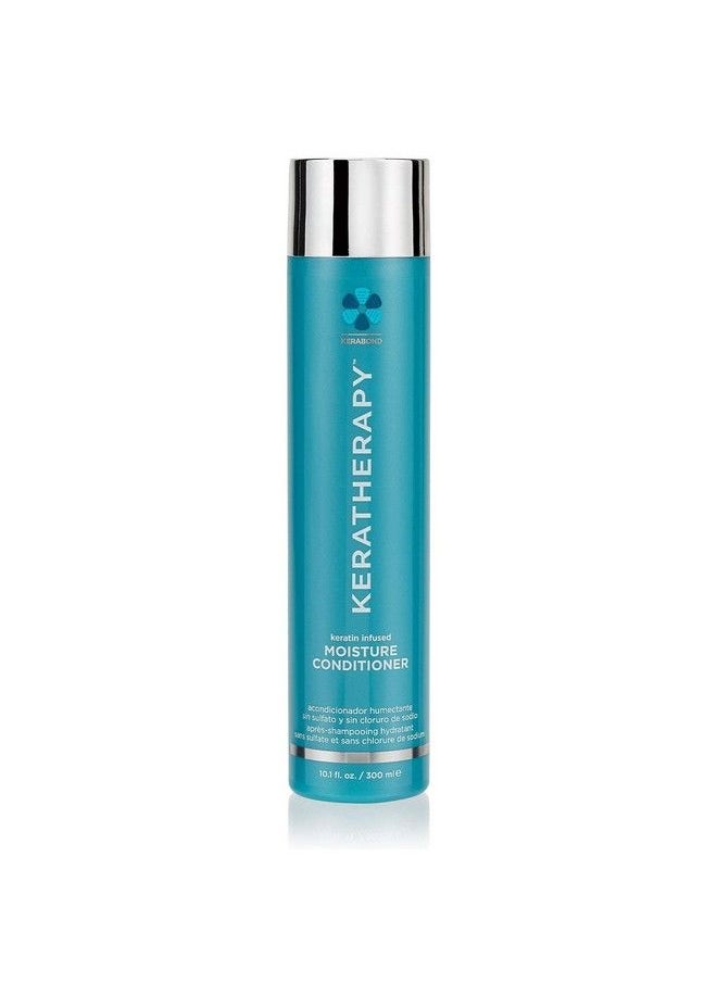 KERATHERAPY Keratin Infused Moisture Conditioner 10.1 Fl. Oz. 300 Ml  Hydrating & Moisturizing Conditioner For Dry Or Damaged Hair With Collagen Jojoba Oil & Kerabond Technology  Sulfate Free  - Image 1