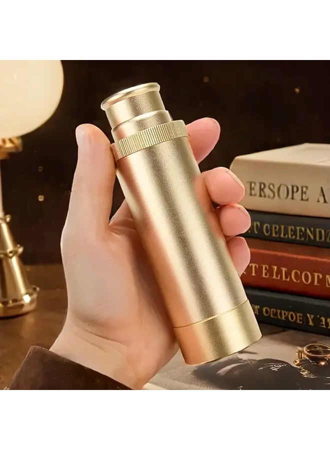 Retro Monocular Telescope Adjustable Focus For Hiking Scenery Outdoor 4PCS - Image 2