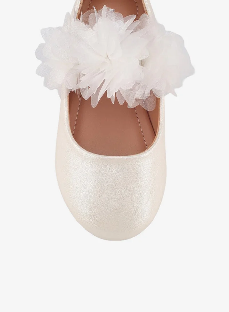 Flora Bella By Shoexpress Girls Floral Applique Ballerina Shoes Ramadan Collection