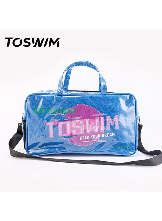 Toswim Swimming Bag With Dry And Wet Separation, Waterproof Storage Bag, Backpack For Travel, Fitness, And Sports, Starry Sky Design - Image 1