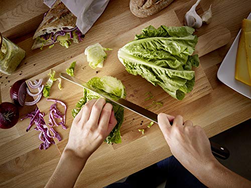 WÃ¼sthof WÜSTHOF Gourmet 7" Hollow Edge Santoku Knife,Black - Image 5
