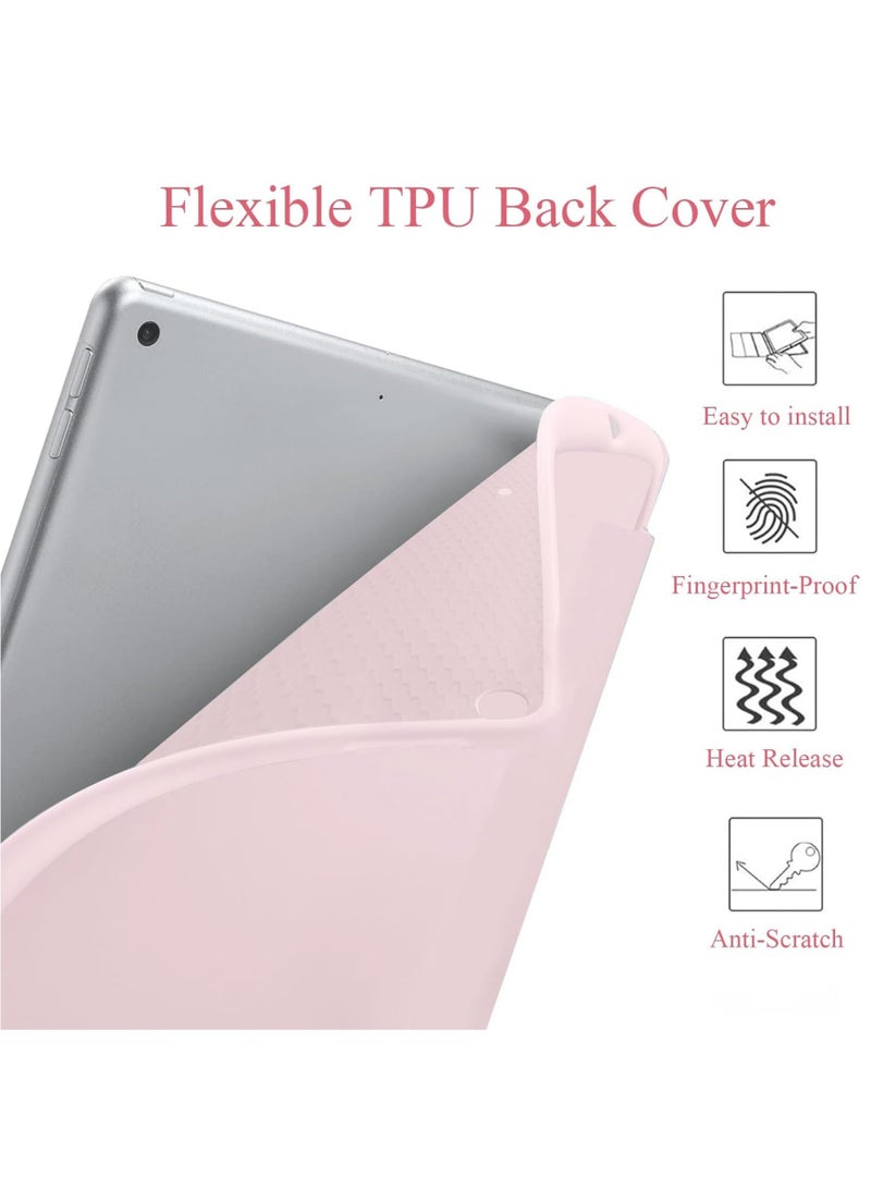 Captaintech Case Compatible with Lenovo Tab P12 (12.7 Inch) 2023 Tablet Slim Tri-fold Stand Soft TPU Back Shell Auto Wake/Sleep Anti-Drop Cover  - Image 5