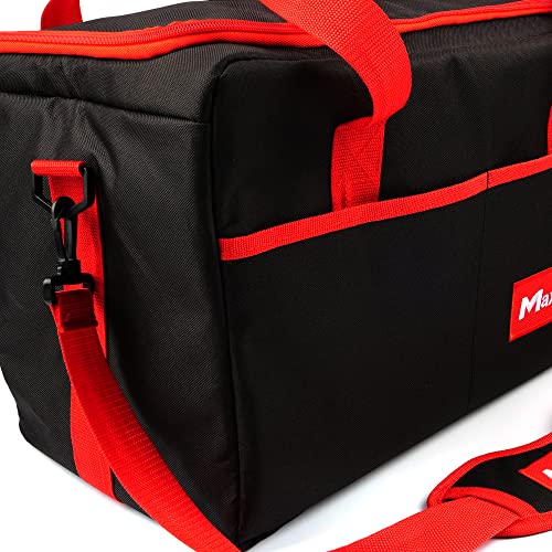 Maxshine Car Detailing Organizer Bag Tote | 17.7x9.8x11.8 in, Black, 600D Oxford | Water Resistant, Multiple Pockets, Lightweight | Professional Auto Detailing Tool Bag - Image 4