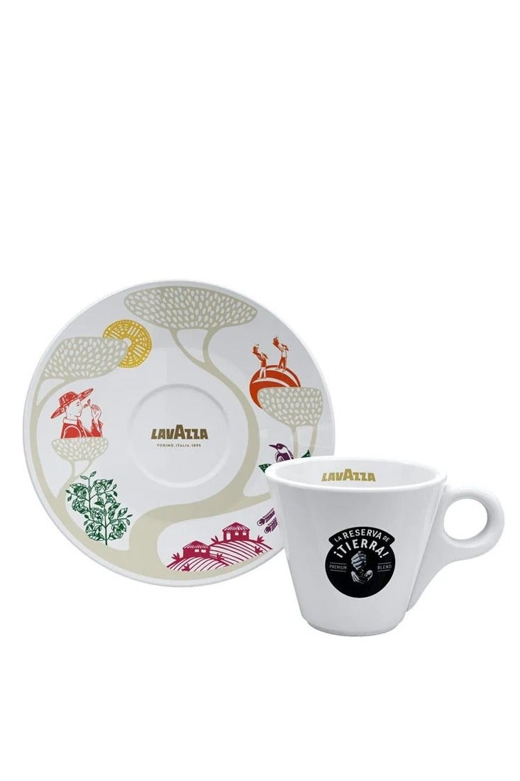 Lavazza La Reserva De Tierra Espresso Saucer & Cup