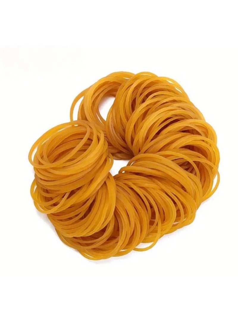 كلين ويف ربطات مطاطية قوية متعددة الاستخدامات – 100 قطعة باللون الأصفر، قطر 38 مم، مصنوعة من مطاط طبيعي متين للاستخدام المكتبي، المدرسي والمنزلي - Image 3