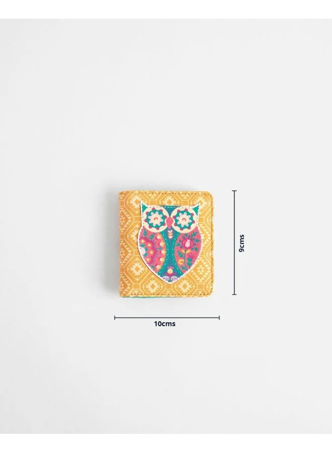 Chumbak Chumbak Mustard Yellow Polyurethane Women's Mini Wallet