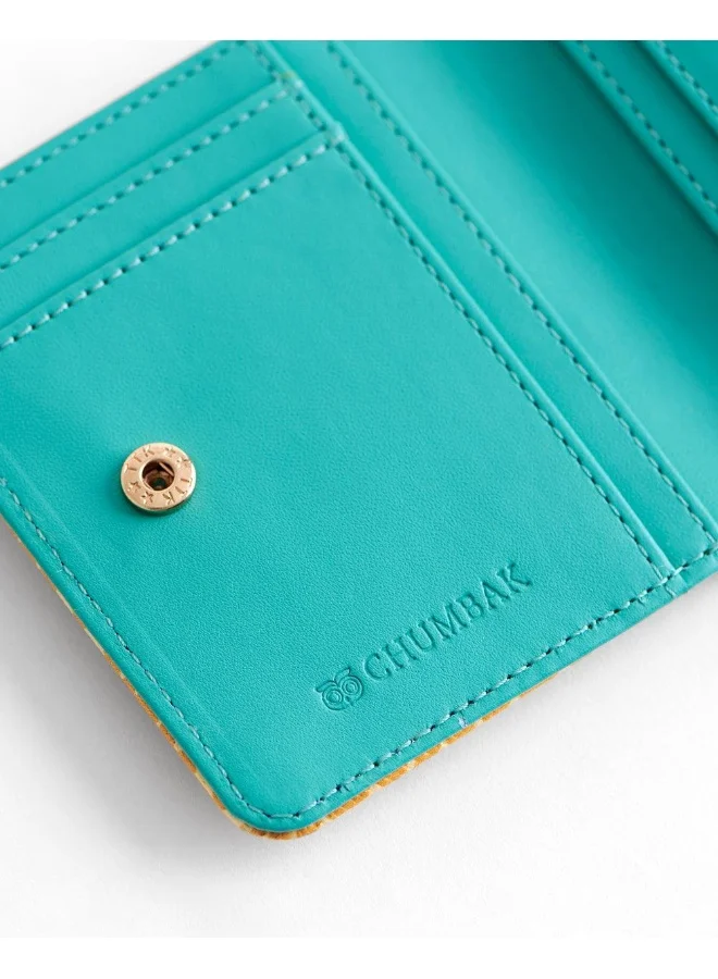 Chumbak Chumbak Mustard Yellow Polyurethane Women's Mini Wallet