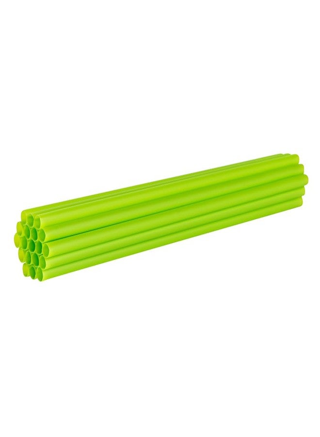 Restaurantware-Basic Nature 8.3 Inch Disposable Straws, 100 Sustainable Straws - Sturdy, Won't Alter Flavors, Green PLA / PBAT Straw, For Hot And Cold Drinks - Image 2