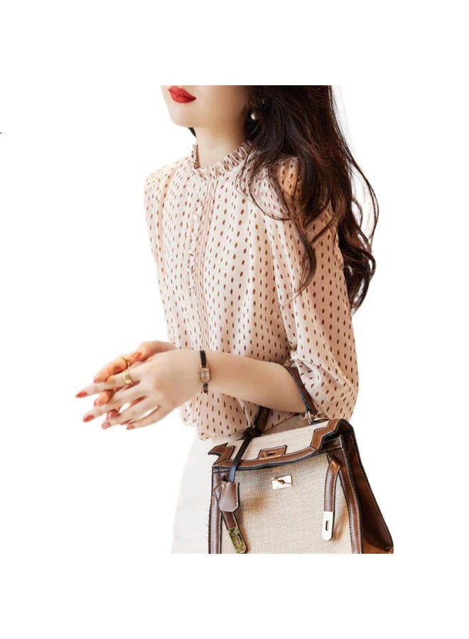 dme Polka Dot Bubble Sleeve Shirt - Image 2