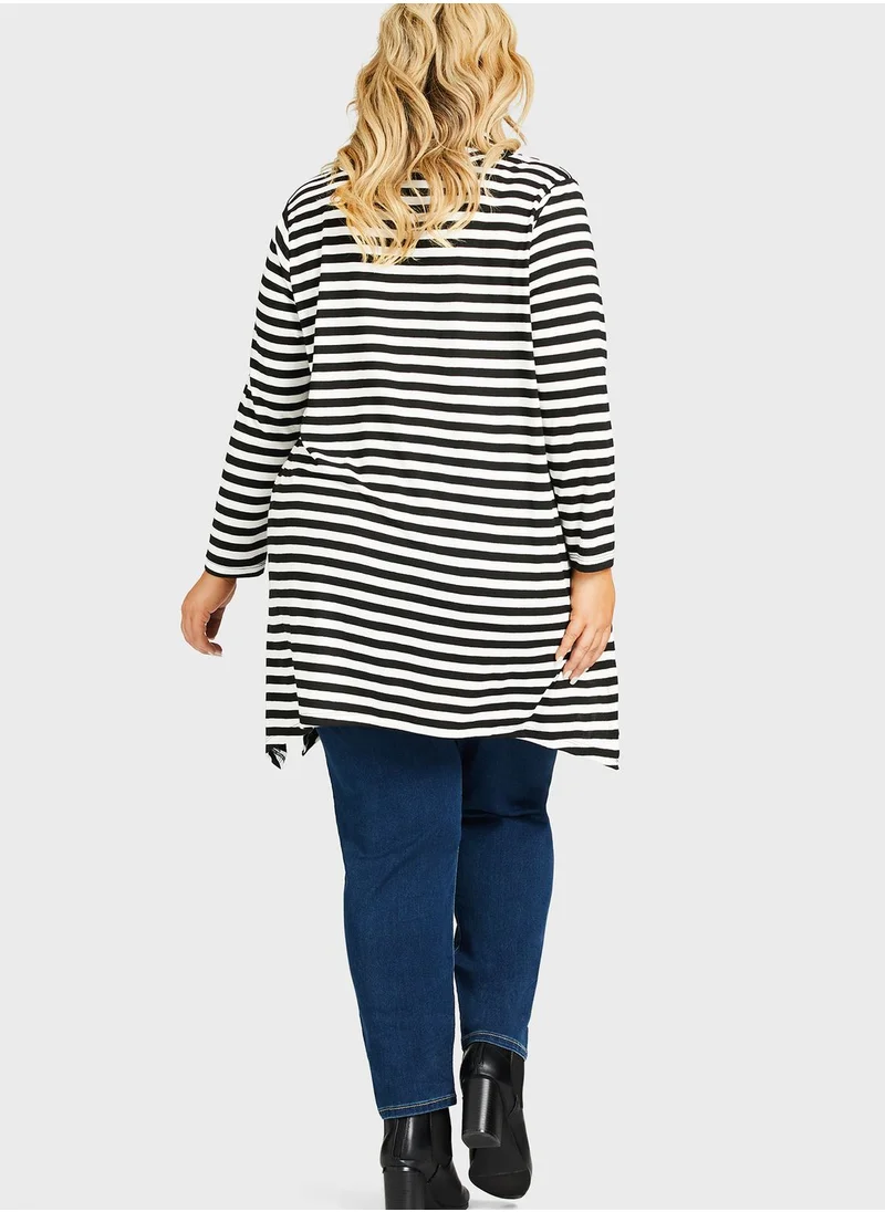 city chic Striped Tunic