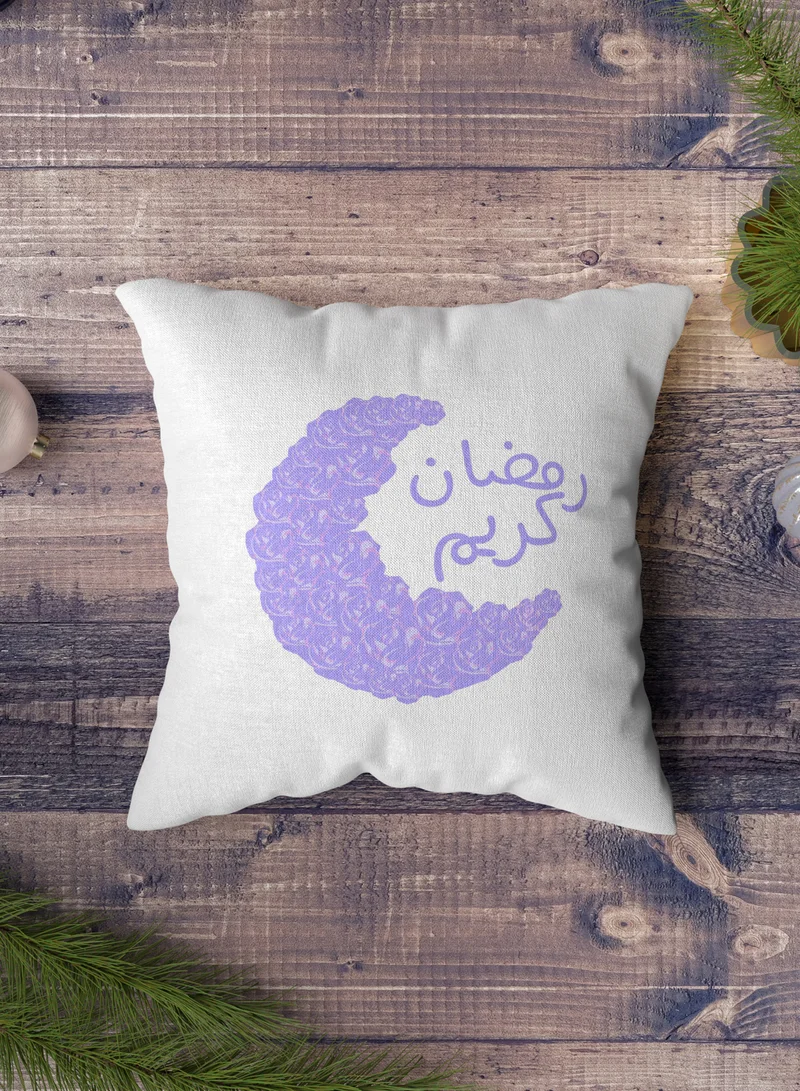 لوحة غطاء وسادة من البوليستر بتصميم رمضان كريم