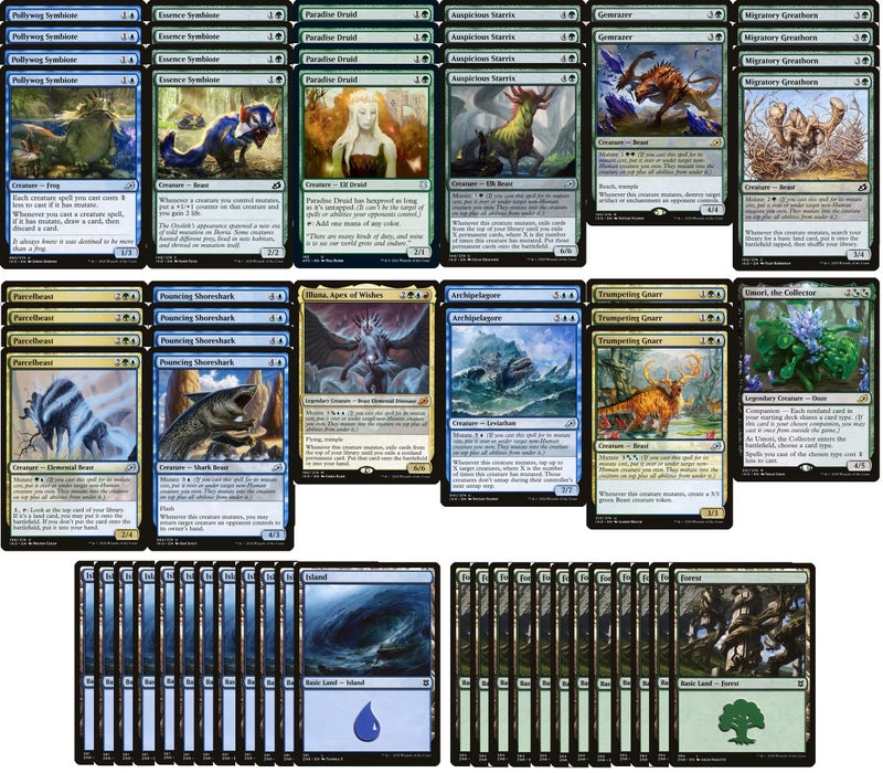 MTG Decks & More Elite Simic Mutate Deck  Blue Green  Very Powerful  Modern Legal  Custom Built  Magic The Gathering  MTG  60 Card - Image 2