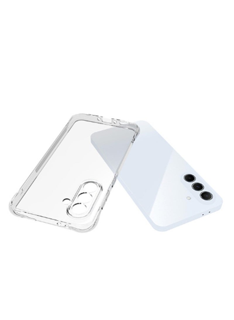 2 in 1 Samsung Galaxy A26 5G Phone Case Cover & Screen Protector - Shockproof Clear Slim TPU Protective Phone Cover & Full Coverage Delicate Touch Tempered Glass Screen Protector for Samsung Galaxy A26 5G  - Image 5