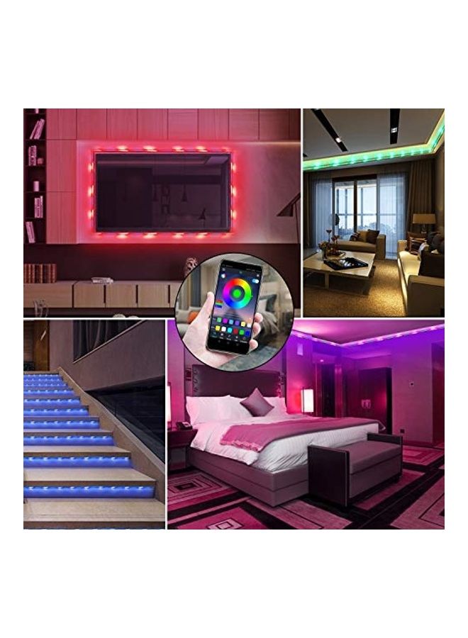 شريط إضاءة LED مع جهاز تحكم عن بعد متعدد الألوان 1.08كيلوجرام - Image 4