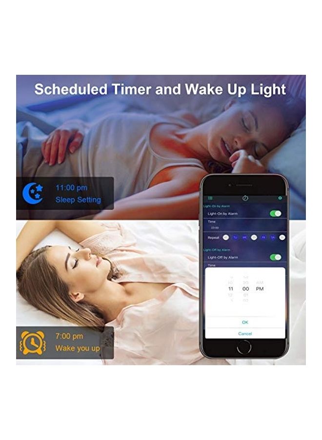 شريط إضاءة LED مع جهاز تحكم عن بعد متعدد الألوان 1.08كيلوجرام - Image 5