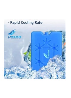 Piccasio PICCASIO 6 Ice Pack, Reusable Thin Can Be Placed in Lunch Box, Cooler, Freezer to Keep Cold. Suitable For Cooler Bag For Work, School, Or Picnics. Long Lasting Can Be Used Breastmilk Bags Cold.  - Image 5
