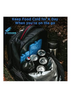 Piccasio PICCASIO 6 Ice Pack, Reusable Thin Can Be Placed in Lunch Box, Cooler, Freezer to Keep Cold. Suitable For Cooler Bag For Work, School, Or Picnics. Long Lasting Can Be Used Breastmilk Bags Cold.  - Image 2