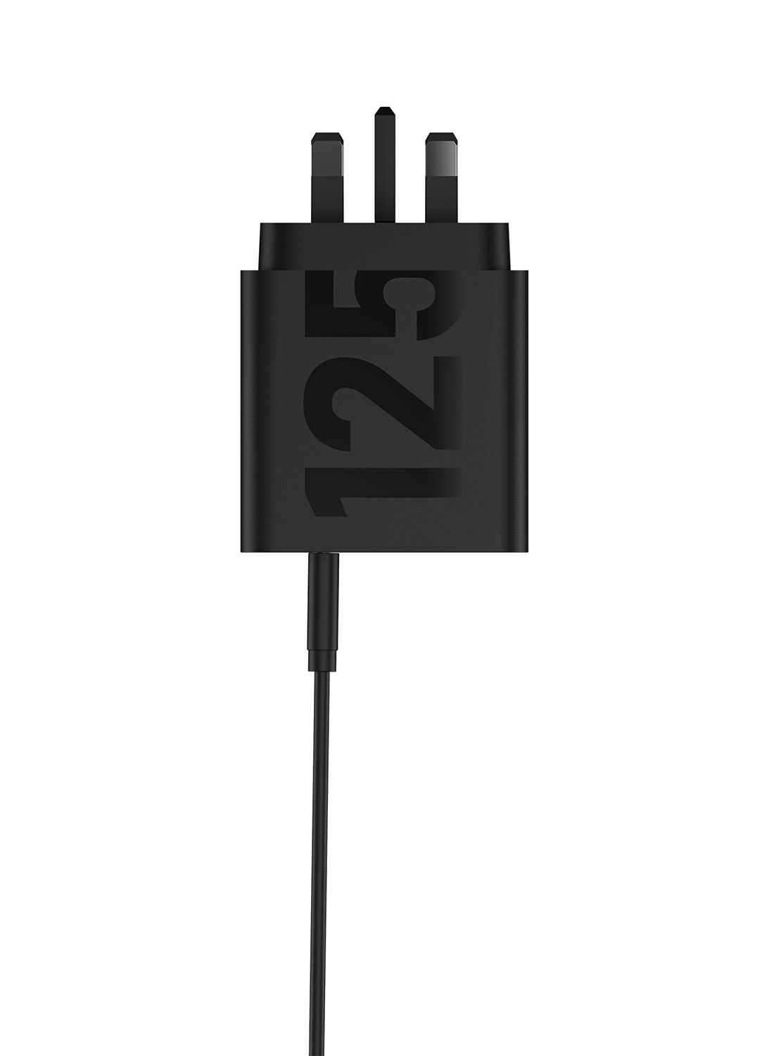 Motorola TurboPower 125W Duo - GaN PPS Dual Port Charger + 6.5A e-Marked 3.3ft USB-C to USB-C Cable for Moto Edge 50 Pro, Edge 50 Ultra, Edge 30 Ultra, High Powered Type C Laptops Matte Black
