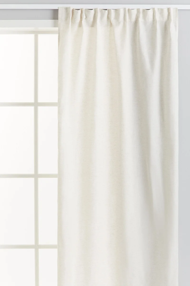H&M 2-Pack Linen-Blend Curtain Lengths