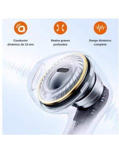 RIVERSONG Airfly L3 Environmental Noise Cancellation Earbuds, 30Hrs Playtime, SweatProof, White Color  - Image 3