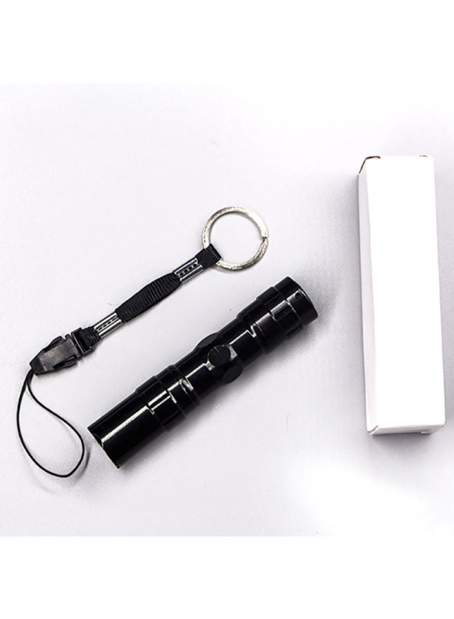 Aluminum Mini Flashlight Outdoor Emergency Lighting Gift Box Flashlight LED Lamp Battery White Box Small Flashlight Gift-Color:White Box  - Image 4
