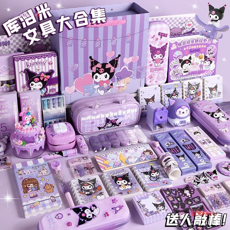 Kuromi Handbook Gift Box Kuromi Stationery Set Primary School First Grade School Supplies Girls Birthday Gift - Image 4