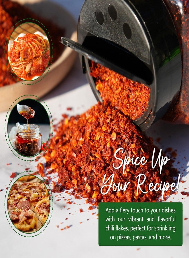NPG Authentic Sichuan Chili Flakes 1LB 16 Ounces, Medium Hot, Szechuan Crushed Red Pepper Flakes Powder Bulk, Spice Seasoning for Making Kimchi, Chili Oil, Stir-fry, Pizza, Salads, BBQ, and Tacos - Image 3