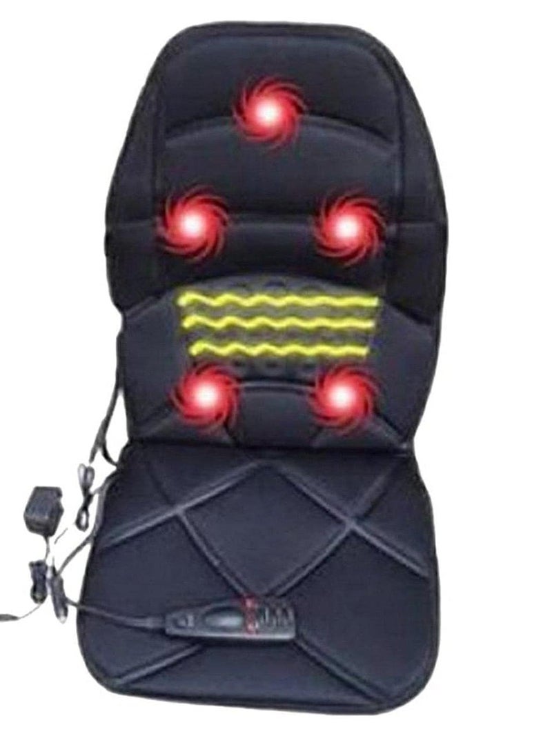 Generic - Massage chair for car and home Adjustable Height Seat Back Massager With Heat Car Massage Cushion Car Home Body Cervical Massager Car Massage - Image 1