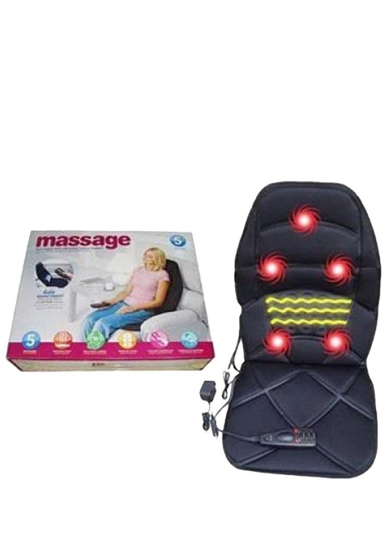 Generic - Massage chair for car and home Adjustable Height Seat Back Massager With Heat Car Massage Cushion Car Home Body Cervical Massager Car Massage - Image 1