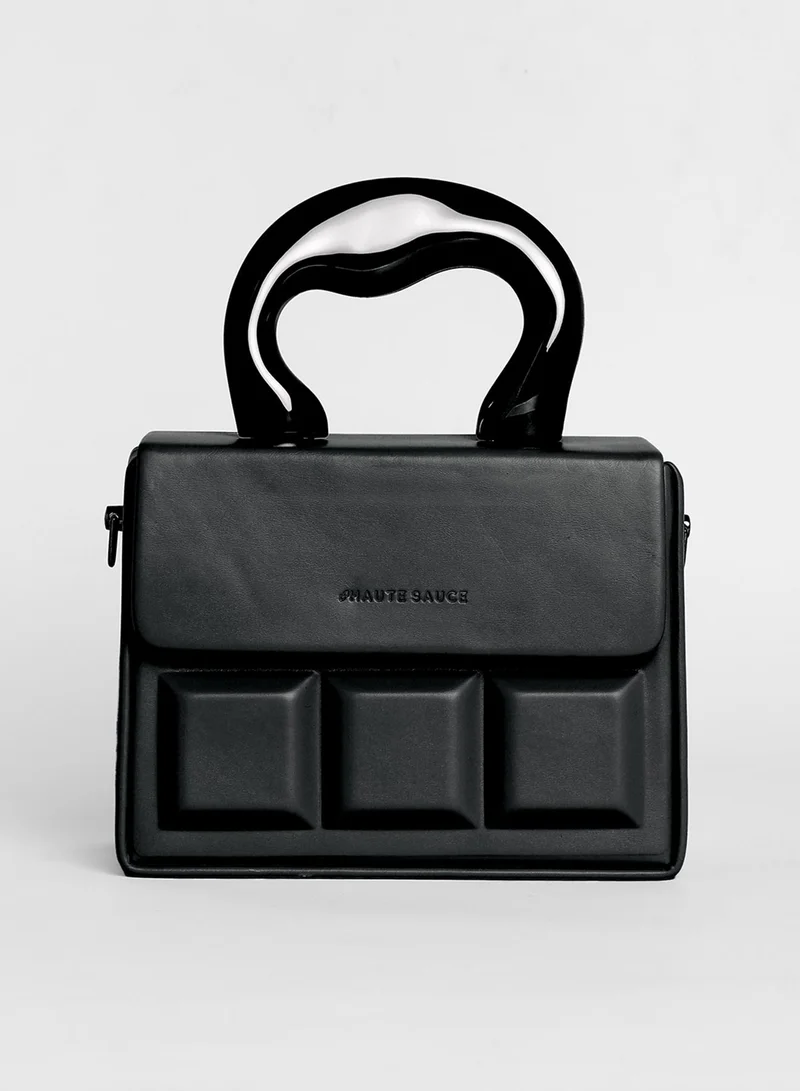 Haute Sauce Women's The Caldera Quilt Hand Bag - Midnight Black