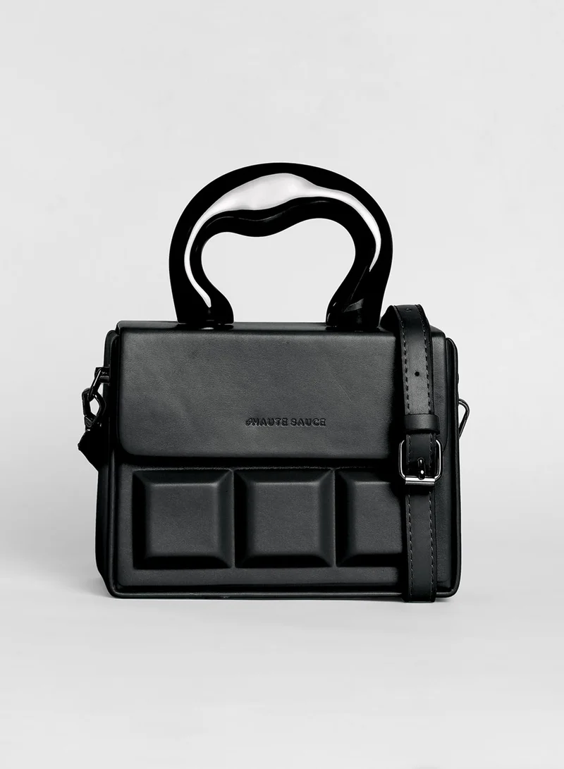 Haute Sauce Women's The Caldera Quilt Hand Bag - Midnight Black