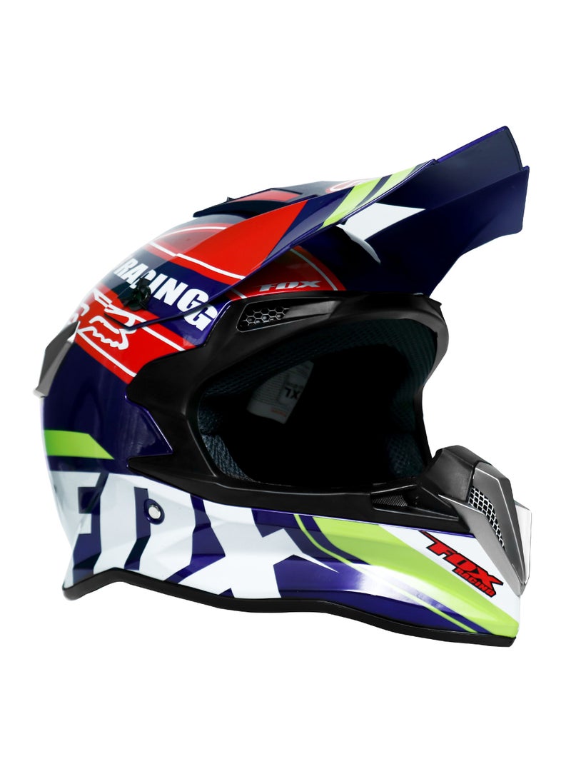 Motocross Full Face Helmet Lightweight ABS Outer Shell-EPS Inner
