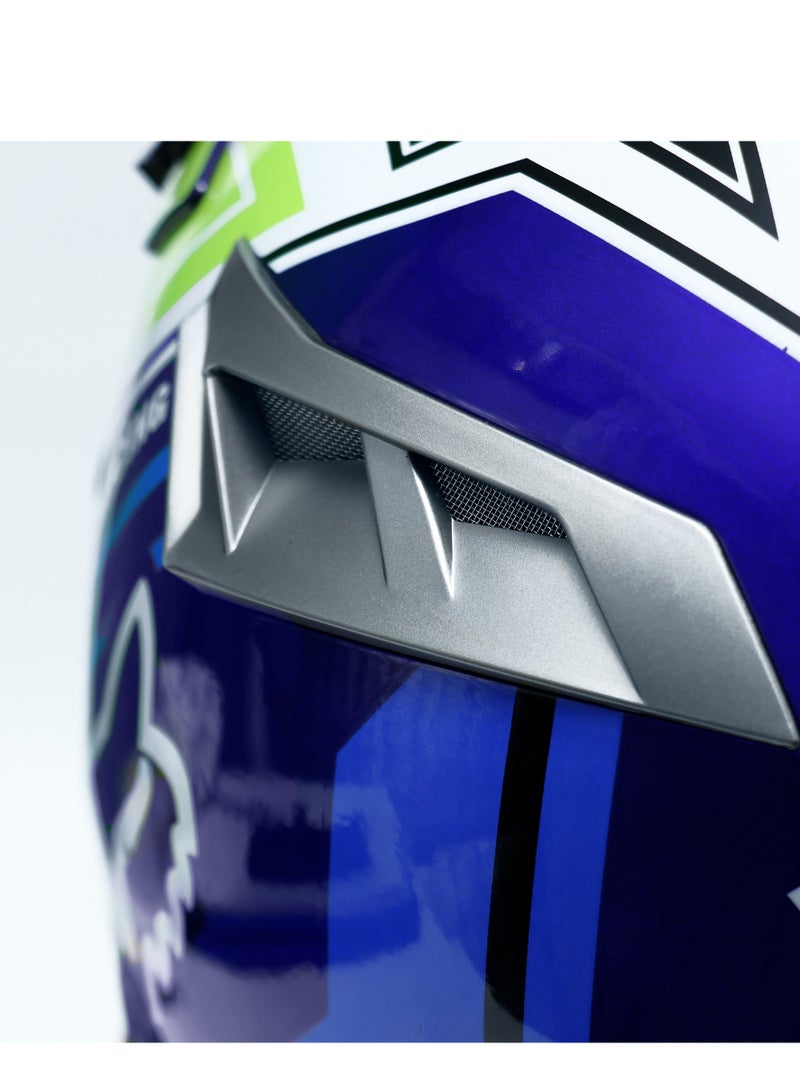 Motocross Full Face Helmet Lightweight ABS Outer Shell-EPS Inner